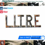 New Jaguar Daimler XJ6 Series 1 "Litre" Chrome Boot Badge BD35864