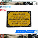 New Jaguar Daimler MK2 S-Type 420 250 V8 Negative Earth Badge CP380 C23898