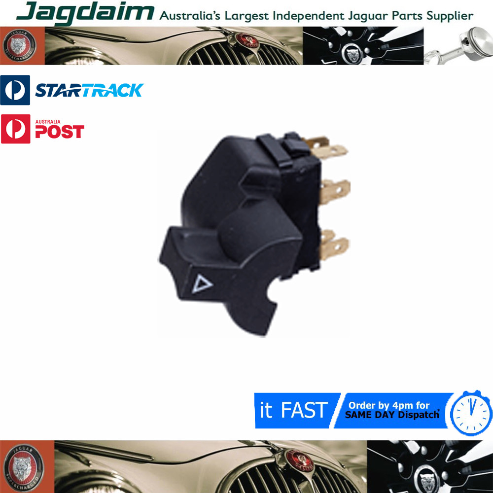 57-7601.jpg New Jaguar XJ6 S2 Daimler Hazard Warning Switch C38908 - Image 1