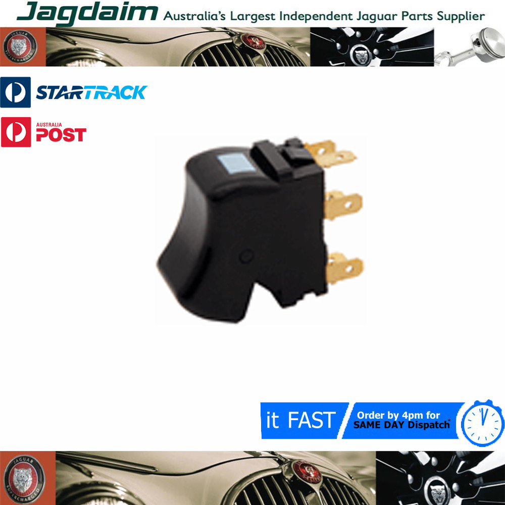 57-7602.jpg New Jaguar Daimler E-Type XJ12 XJ6 Hazard Warning Switch C34683 - Image 1