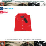 New Jaguar Women's Jaguar 'Leaper' polo shirt - Red XL JWPOLOCRERXL