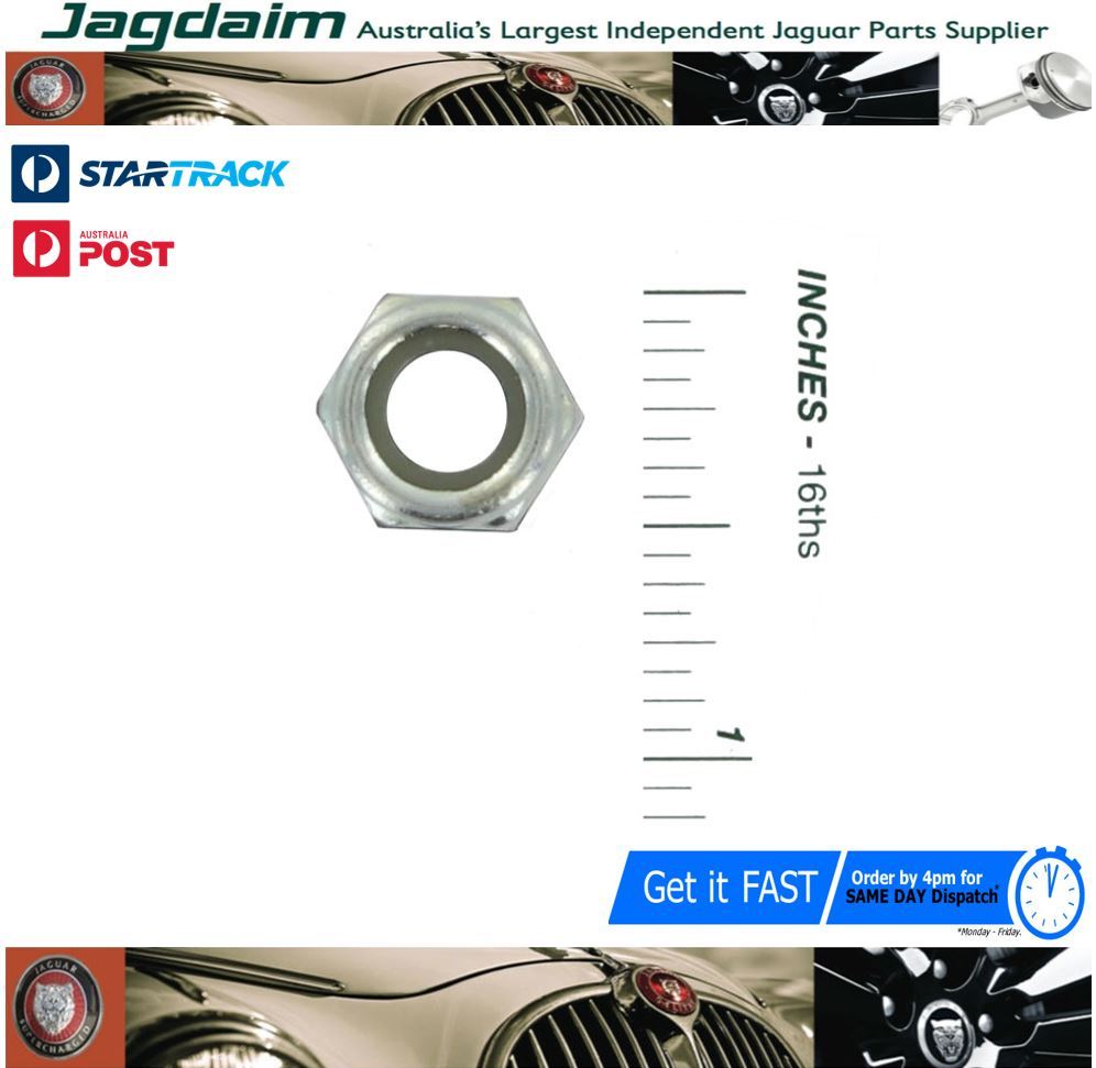 57-7946.jpg New Jaguar Daimler XJ6 XJ XJS E-Type MK2 NYLOCK NUT 5/16 C8667/2 NY605041J - Image 1