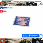 New Jaguar E-Type Girling Decal Warning ID0069