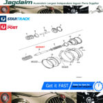 New Jaguar Daimler Band Pin 3 Rings Rear AAU6697