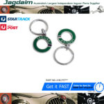 New Jaguar Chrome & Enamel Valet Keyring Keyfob Official Merchandise JHR1777 - Image 2