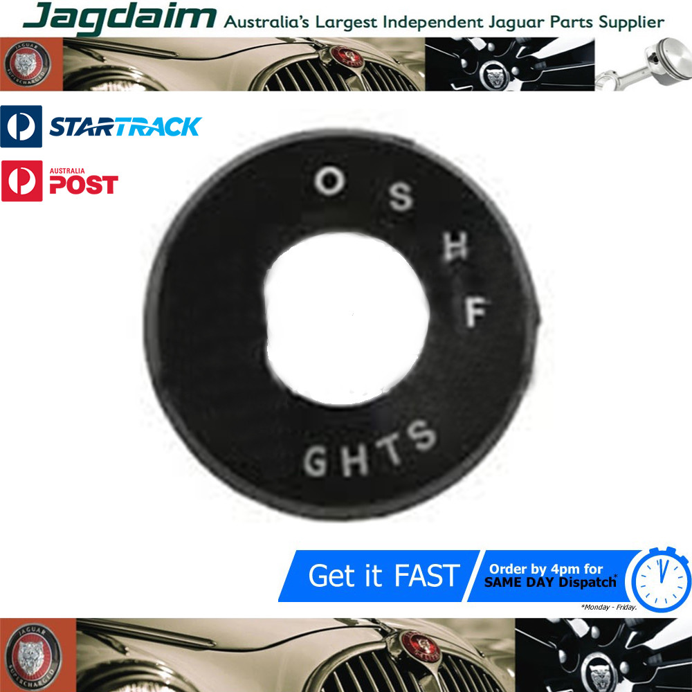 57-8343.jpg New Jaguar Daimler Mk S-Type Light Switch Escutcheon O.S.F.H C15447 - Image 1