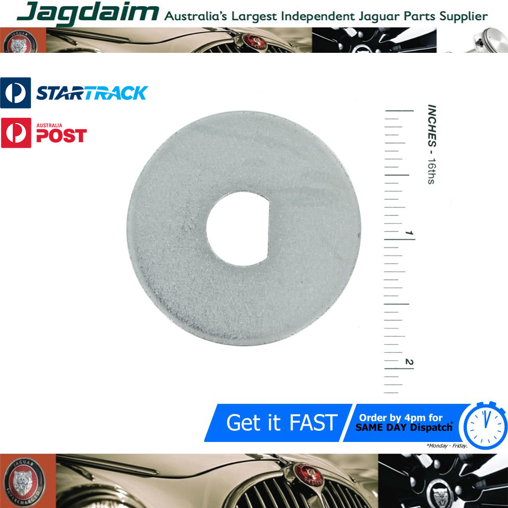 57-8477.jpg New Jaguar Daimler E-Type Mk S-Type XJ12 XJ6 XK D Shaped Washer C3400 - Image 1