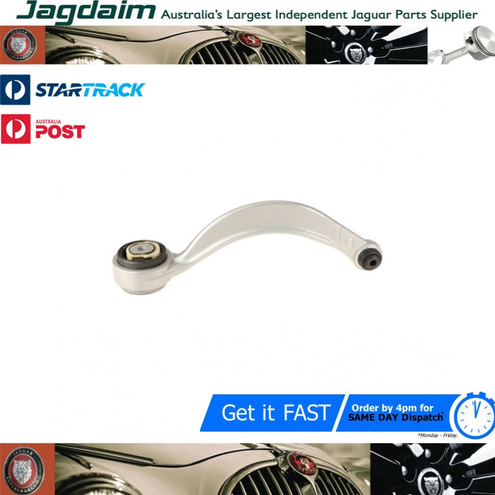 57-9.png New Jaguar Front Lower Wishbone Arm X350 S-Type New XK C2Z10052 C2C39683 - Image 1